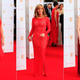 Image for article titled Lots of Red, Charming Crocs, & Strange Headgear at the TV BAFTA Awards